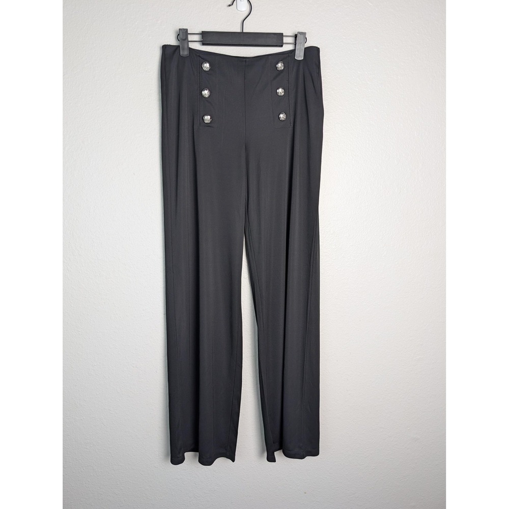 Lauren Ralph Lauren Pants Womens S Black Jersey Dress Pants Pull On Stretch
